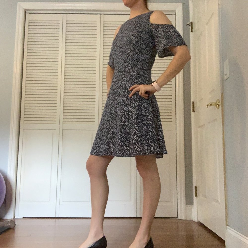 Banana Republic Retro Cold Shoulder Sundress sz 0